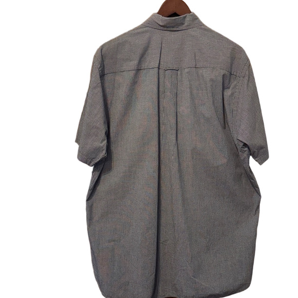 Nautica Men's Blue Button-Down 100% Cotton Short Sleeve Shirt Size XL - Picture 3 of 3